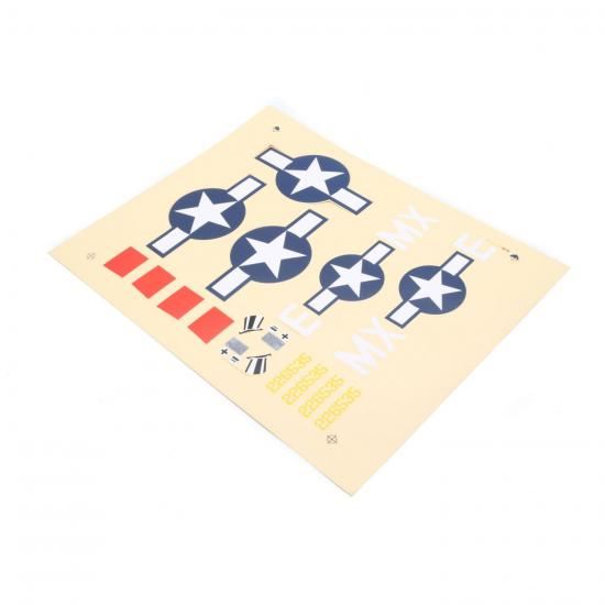 E-Flite Decal Sheet: P-47D