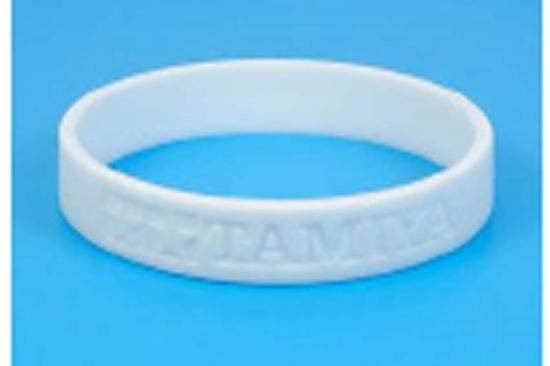 Hobby Co Tamiya Silicone Bracelet (White)