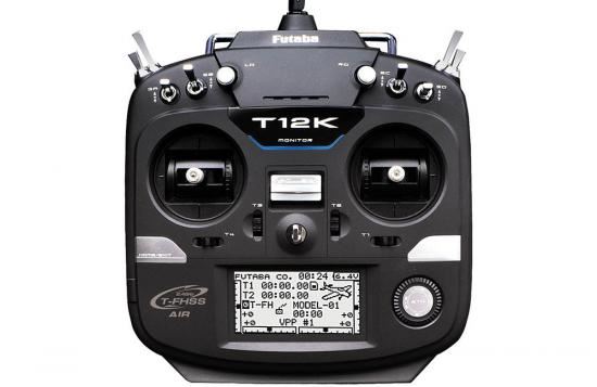 Futaba T12K 12-Channel 2.4GHz Combo with R3008SB (Mode 2) (P-CB12K-LUK)