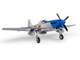 E Flite P-51D Mustang 1.2m BNF Basic with AS3X and SAFE Select inCrip