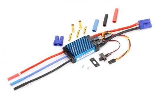 E-Flite 80-Amp Pro Switch-Mode BEC Brushless ESC, EC5 (V2) (EFLA1080B)