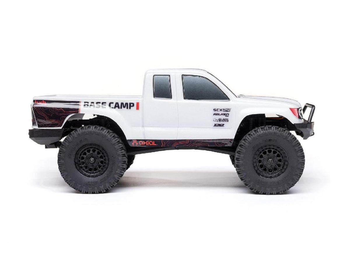 Axial 1/24 Scx24 Base Camp 4Wd Rock Crawler Rtr White