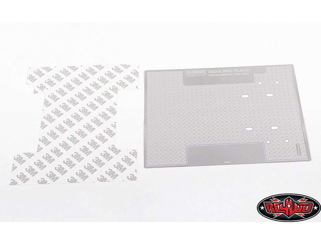 Rc4Wd Diamond Plate Rear Bed For Rc4Wd Tf2 Lwb Toyota Lc70