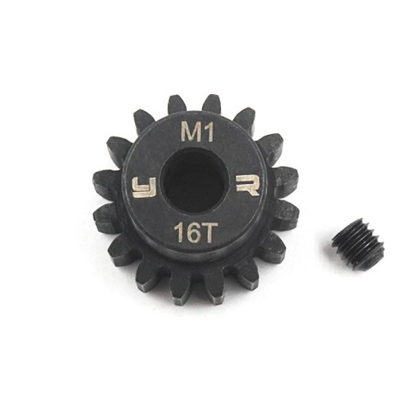 Yeah Racing 16T HD Steel Mod1 5mm Bore Motor Gear Pinion