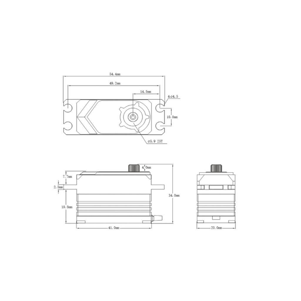 Srt Bhx6 Hv Brushless Servo