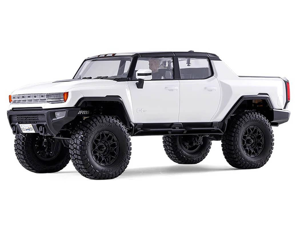 Fms Fcx18 1/18 Hummer Ev Rtr White