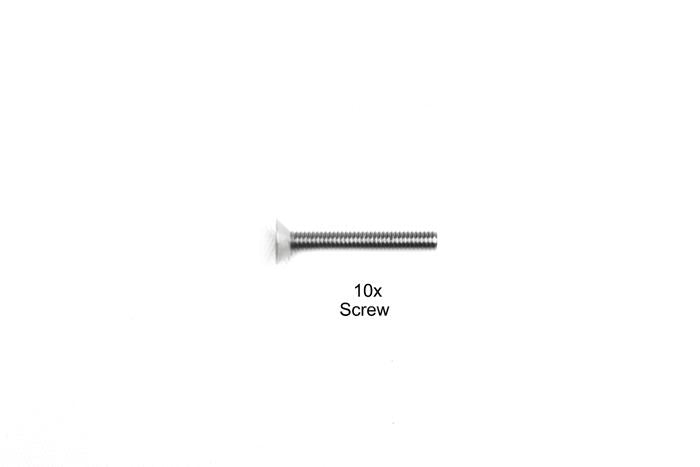 Tamiya 3X20 C Sunk Screw Bk (10Pcs) 58447 (F104)