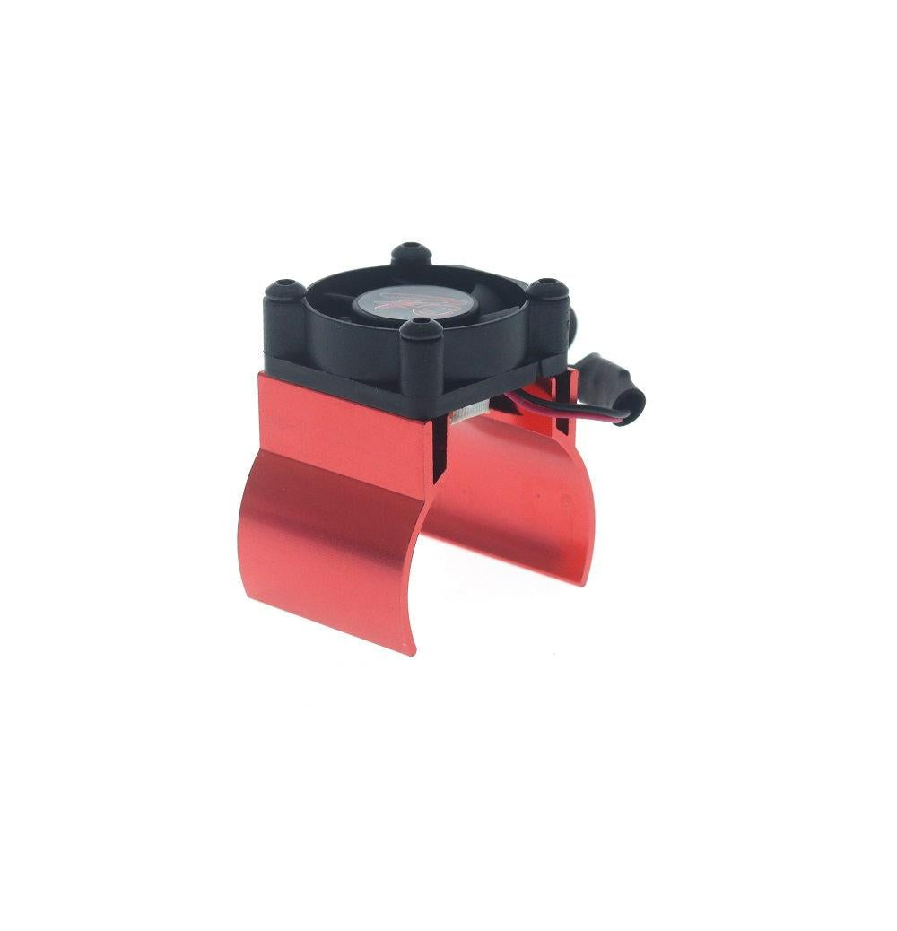 RC Overhaul Motor Clip on Heatsink Red w/Fan 36mm