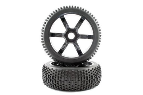 Ftx Narrow Block Tyre/6-Spoke Wheel Mounted Hpi Baja