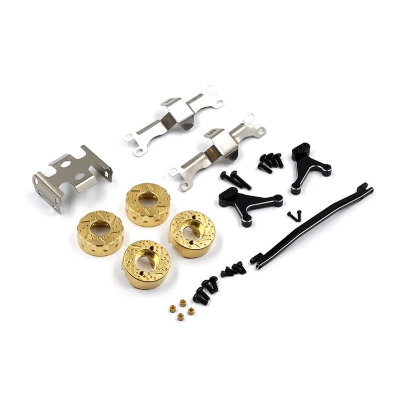 Yeah Racing Full Metal Upgrade Kit For Kyosho Mini-Z 4X4 Mx-01