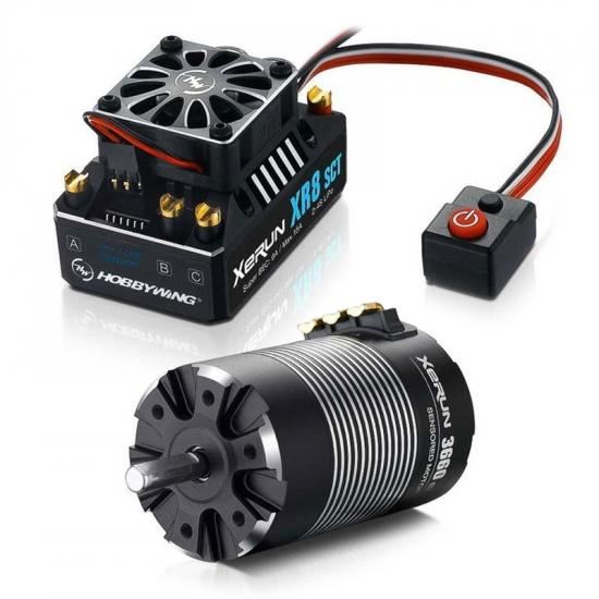 HOBBYWING COMBO (C) XR8-SCT ESC & 3660SD D5.00 3200 MOTOR