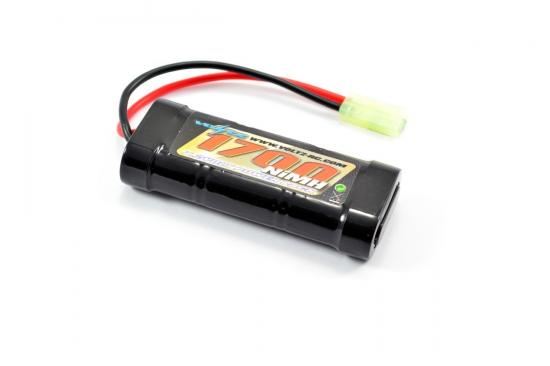 VOLTZ 6 CELL 1700mah 7.2V NiMH STICK BATTERY W/ MINI TAMIYA PLUG