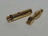 FUSION 4.0mm Gold Connector Set 2prs