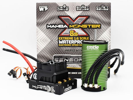 Castle Creations MAMBA MONSTER X 8S, 33.6V ESC W/1717-1260KV SENSORED MOTOR