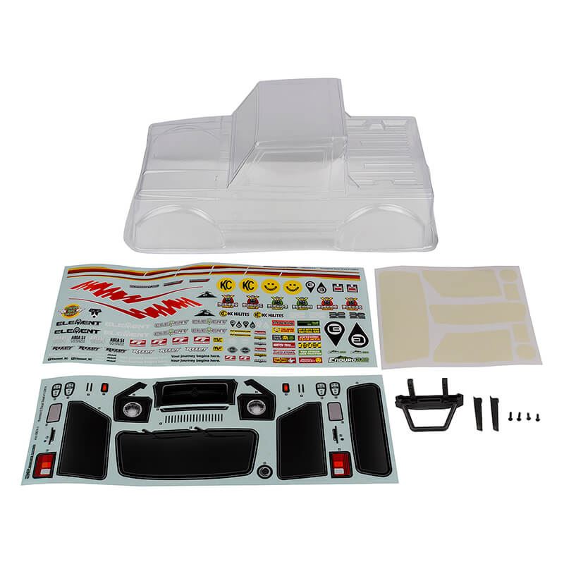 ELEMENT RC ENDURO12 BUSHIDO BODY SET CLEAR