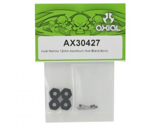 Axial Aluminum Hub Narrow 12mm Black (4)