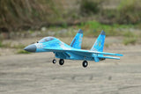 XFLY TWIN 50MM SU-27 EDF 750MM JET w/o TX/RX/BATT - BLUE CAMO