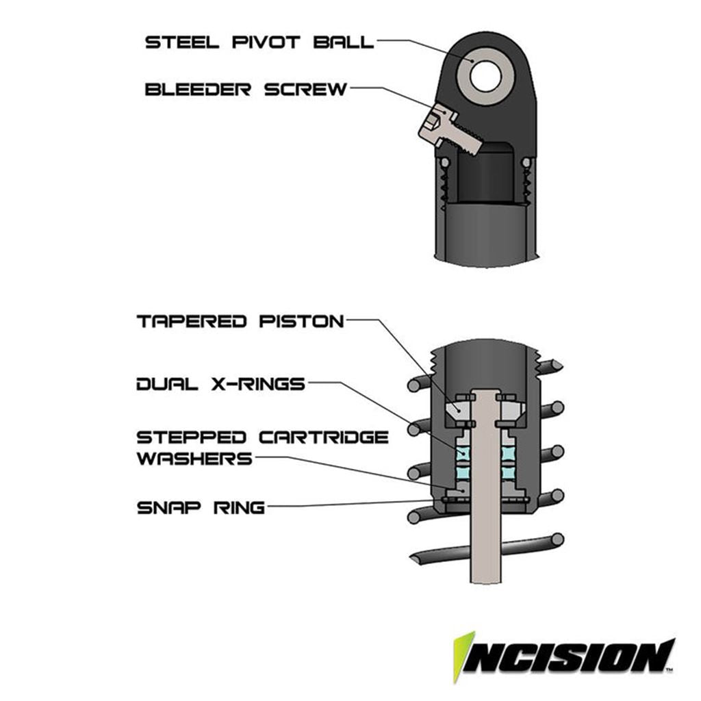 Vanquish Incision S8E 90mm Scale Shock Set