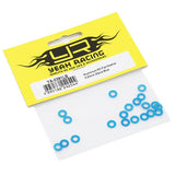 Yeah Racing Aluminum M3 Flat Washer 0.25mm 20pcs Blue