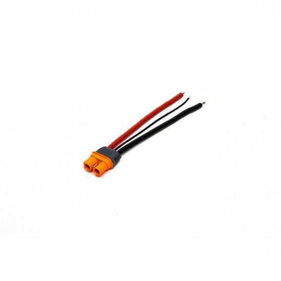 Spektrum IC3 Battery Connector 4" / 100mm: 13 AWG (SPMXCA306)