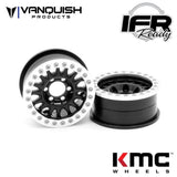 Vanquish KMC 1.9 KM445 Impact Black Anodized