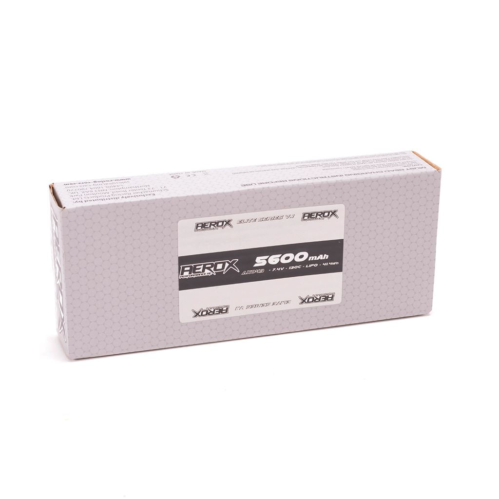 AEROX ELITE LiPo 5600mAh Shorty 7.4v 130C 25mm