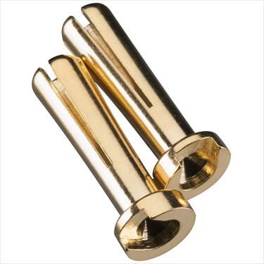 Duratrax Gold Plated Bullet Connector Male 4mm (2)