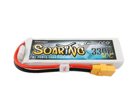 Gens Ace Li-Po 4S 14.8V 3300Mah 30C Soaring With Xt90