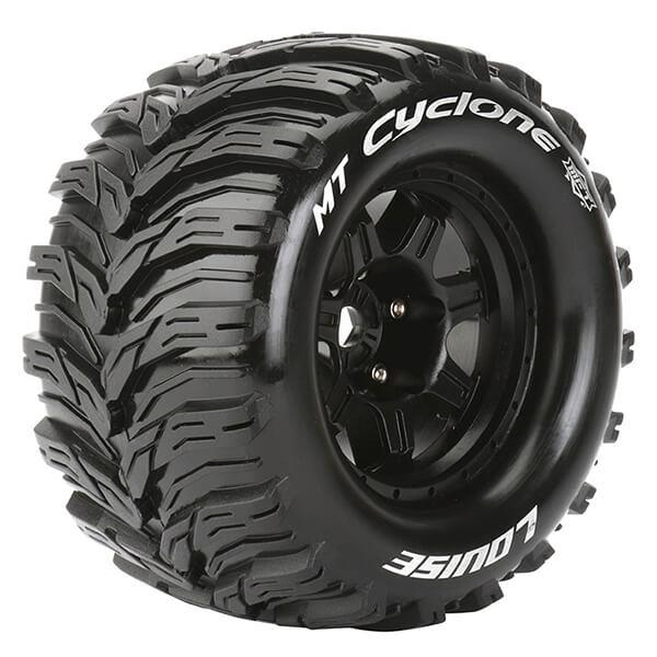 LOUISE RC MT-CYCLONE 1/8 SPORT 0  OFFSET HEX 17MM BLACK E-