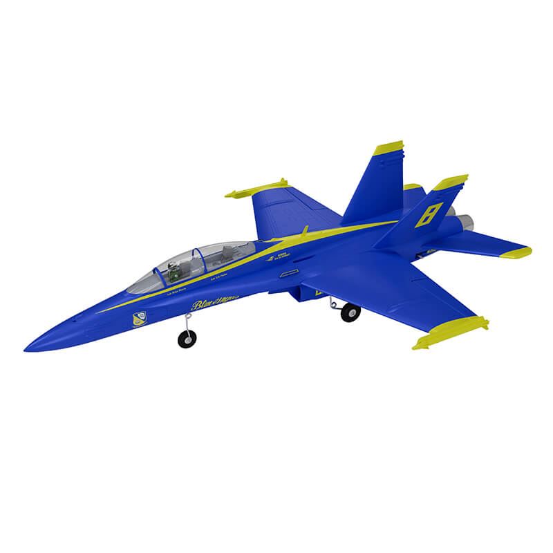 Xfly Twin 40mm F-18 Edf 705mm Jet Without Tx/Rx/Batt - Blue