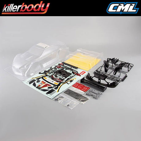 KILLERBODY ZENT CERUMO RC F CLEAR BODYSHELL 1/10TH