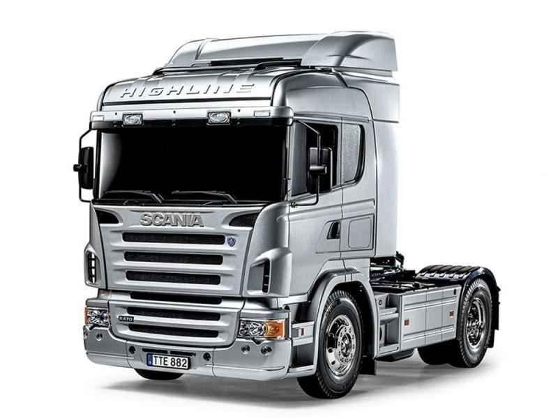 Tamiya 1/14 RC Scania R470 Silver Edition Truck Kit