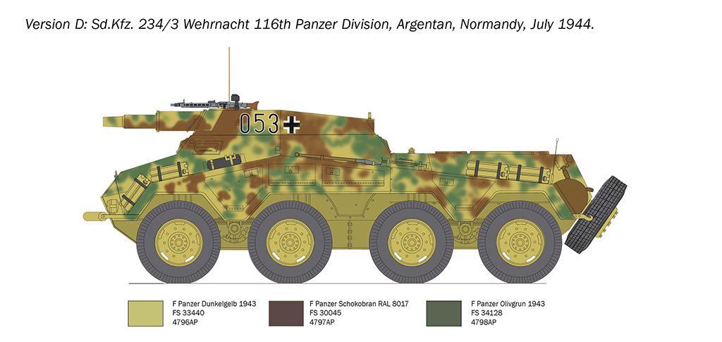 Italeri Sd.Kfz. 234/3