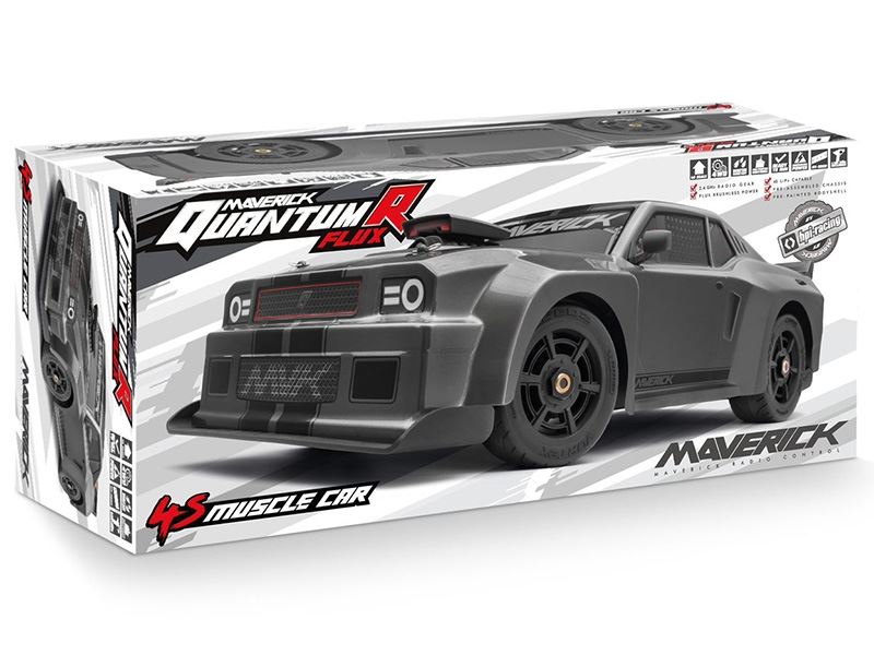 Maverick Quantum R Flux 4S 1/8 4WD Muscle Car - Grey