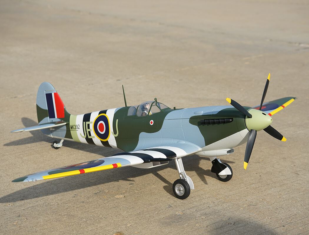 Xfly Supermarine Spitfire Mkix Green 1200Mm Without Tx/Rx/Batt