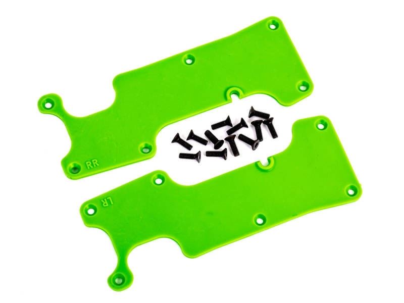 Traxxas Sledge Suspension Arm Covers - Rear - Green