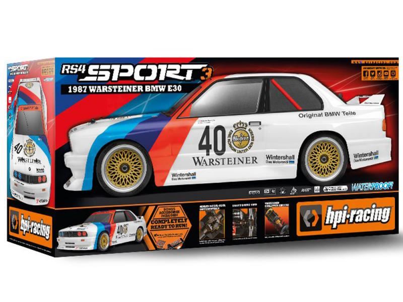 HPI RS4 Sport 3 BMW M3 E30 Warsteiner