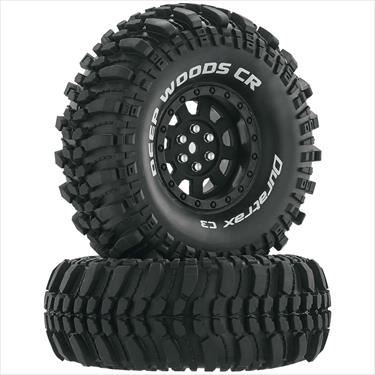 Duratrax Deep Woods Cr C3 Mounted 1.9 Crawler Black (2)