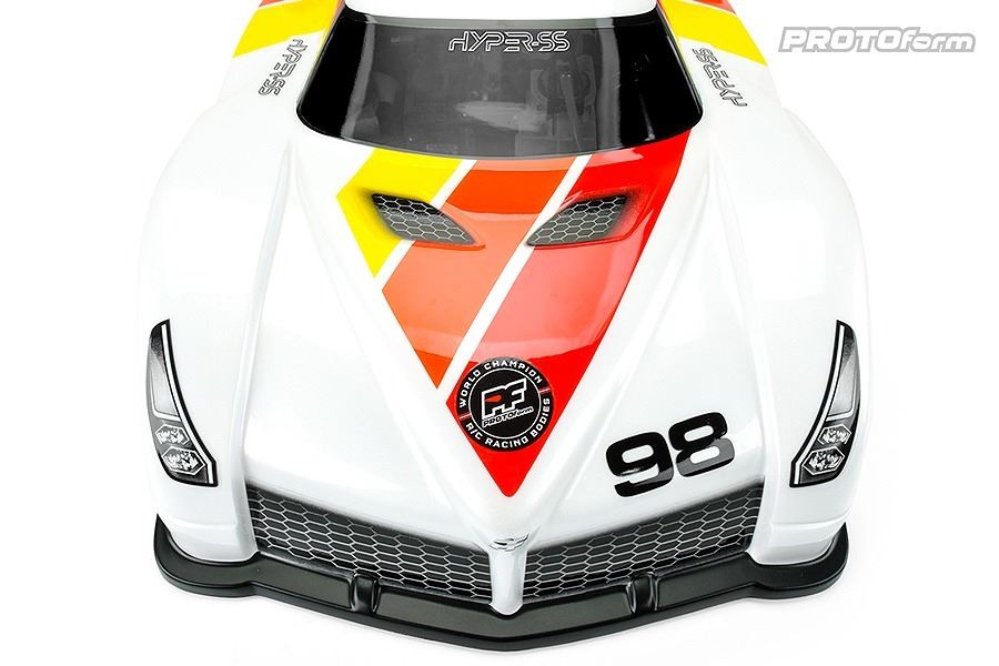 Protoform Hyper-Ss Clear Body Shell Regular Weight For 1 8Gt