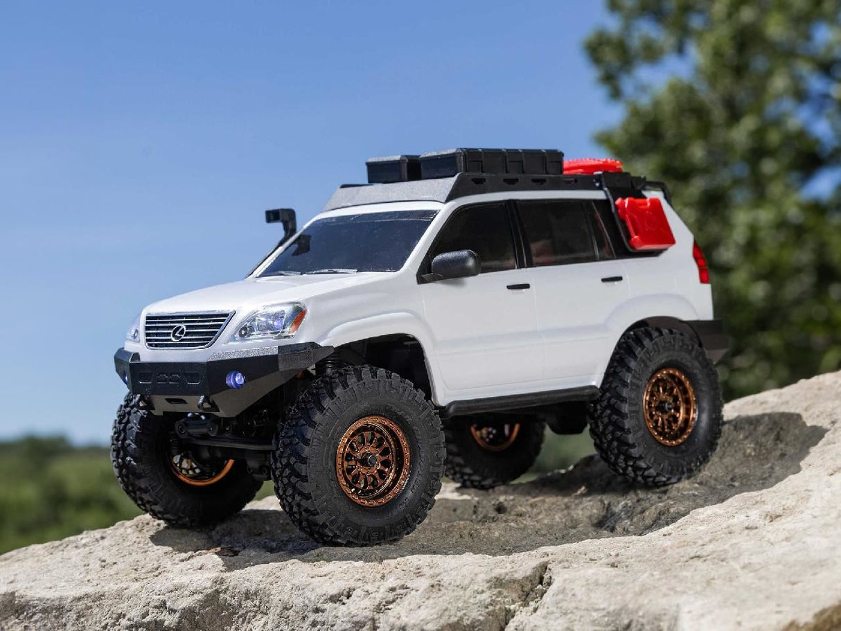 Axial 1/24 Scx24 Lexus Gx 470 4X4 Rock Crawler Rtr, White