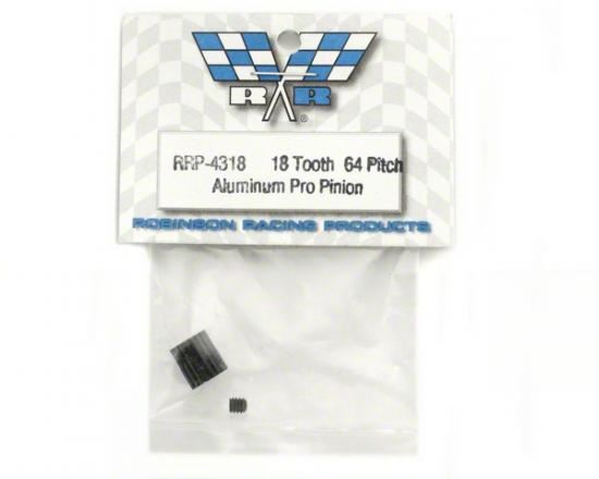 Robinson Racing 64Dp Alum Pro 18T Pinion