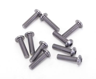 Core RC Alloy Caphead Hex Screws M3 x 12 pk10