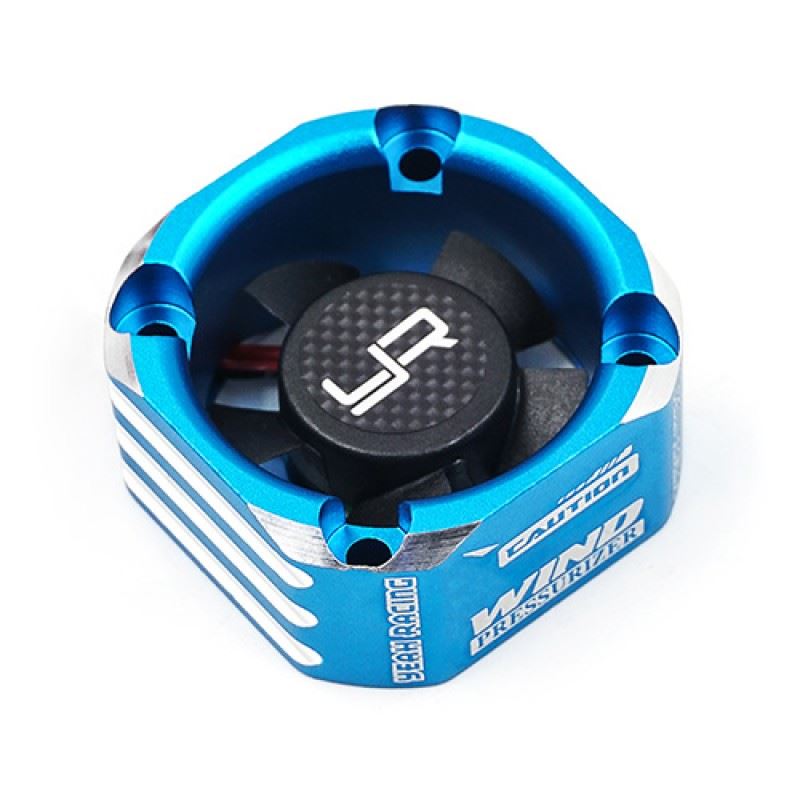 Yeah Racing Aluminum Case 30mm Booster Cooling Fan Blue