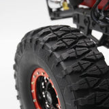 Yeah Racing 1.9 Aluminum Cnc F-Rg Beadlock Wheels For 1/10 Crawler 4Pcs Red