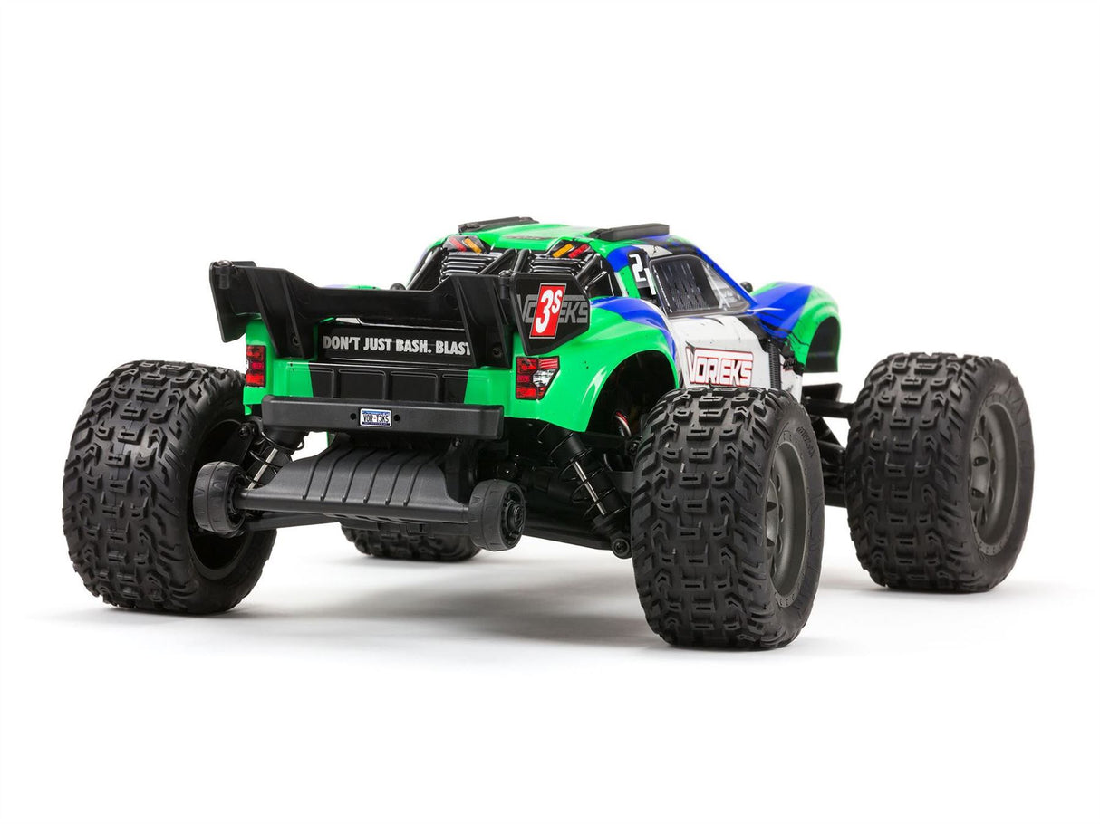 Arrma Vorteks 4X4 3S BLX 1/10 Stadium Truck RTR, Green