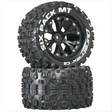 Duratrax Sixpack Mt 2.8" Truck 2Wd Mounted Rear C2 Black (2)