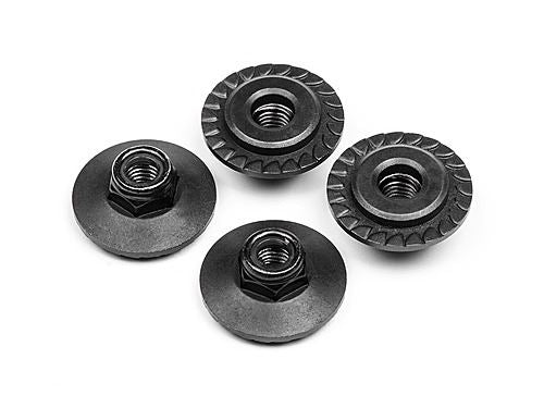 Maverick Flanged Lock Nut M5X8mm (4Pcs)