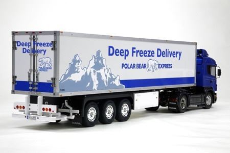 Tamiya Reefer Semi 3 Axle Trailer For Tamiya Tractor Units (56319)