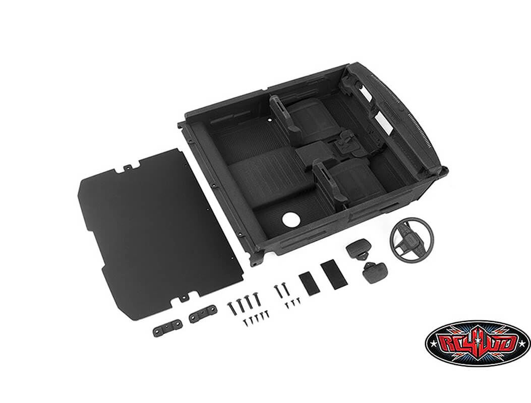 Rc4Wd Detailed Interior Cab W/Rear Deck Cover For Traxxas Trx-4 2021 Ford Bronco