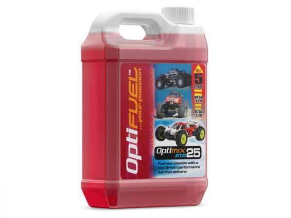 Optifuel Optimix RTR 25% Nitro Car Fuel 5 Litres